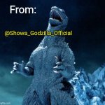 Showa_Godzilla_Official annoucment template meme