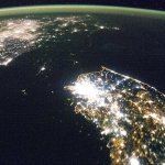 North Korea from space