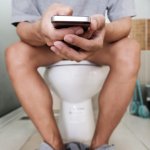 Pooping with phone