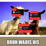 spotify song be like:idc and idk | BRUH WADIS DIS | image tagged in choose your goats,oh no,what,do it,pickup | made w/ Imgflip meme maker