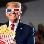 Trump popcorn meme