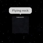 Flying rock