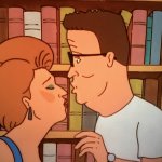 King of the hill Hank ‘kiss’ Peggy