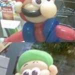mario and luigi balloon | WHEN U GET TO PICK PARTNERS AND U AND UR HOMIE R LIKE | image tagged in mario and luigi balloon | made w/ Imgflip meme maker
