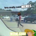 Bro Said Memes | MEMES; WOW, GOD! | image tagged in bro really said meme | made w/ Imgflip meme maker