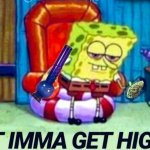 spongebob high pot marijuana