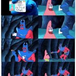 Manta Ray and Patrick meme