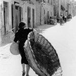 Woman with a basket