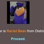 racist bean wins