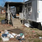 Nasty trailer home mobile home hillbilly