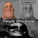 People who know meme my version