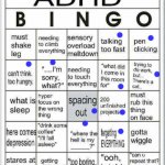 adhd bingo | image tagged in adhd bingo | made w/ Imgflip meme maker