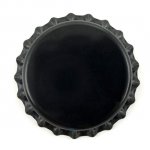 Black Bottle Cap