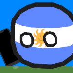 Argentinaball with a phone template