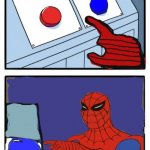 Spiderman Two buttons template