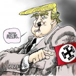 Trump Hitler Republican fascist traitor insurrection coup