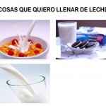 Cosas que quiero llenar de leche