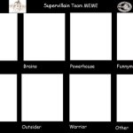 supre villain team template