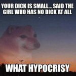 Hypocrisy meme