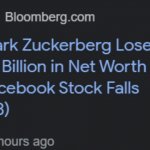 Sad facebook loosing money