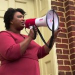 STACEY ABRAMS SOCIAL DISTANCES