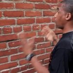 Talking to a wall GIF Template