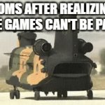 So true | MOMS AFTER REALIZING ONLINE GAMES CAN'T BE PAUSED | image tagged in gifs,memes,online gaming | made w/ Imgflip video-to-gif maker