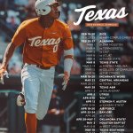 Texas Baseball Schedule 2022