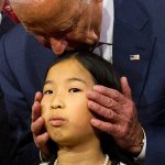 Biden sniffing