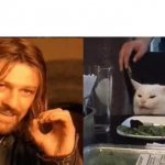 One does not simply yell at cat fast template GIF Template
