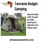 Tanzania budget camping