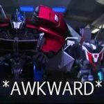 Awkward Optimus prime and wheeljack GIF Template