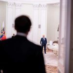 Macron encounters Putin