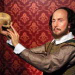 shakespeare with skull