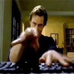 Jim carrey typing GIF Template