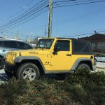 Yellow Jeep Asheville