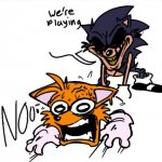 lord x sends tails to colored meme