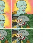 Squidward Becoming Uncanny