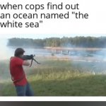 when cops find out about the white sea