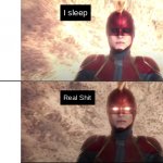 Captain Marvel Awakens template
