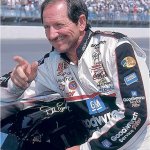 Dale Earnhardt pointing
