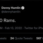 Denny Hamlin Rams