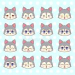 wolves emoji's template