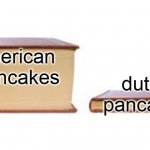 did u guys know im from the nether(lands)? | american 
pancakes dutch pancakes | image tagged in funny,pancakes,i am dutch,memes,cats,all lives matter | made w/ Imgflip meme maker