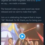 JW farewell video