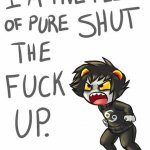 stfu karkat meme