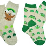 Sloth St. Patrick’s Day socks