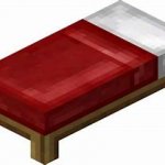 minecraft bed template