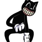 Cartoon Cat in FNF Style