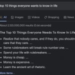 Top 10 things